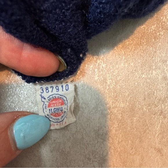 Vintage Green Bay Packers sweater blue v-neck 1960’s - Picture 8 of 8